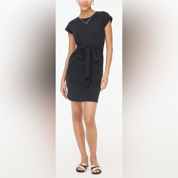 J. Crew Factory Dresses & Skirts - NWT JCrew Black Mini Tie Dress- Large